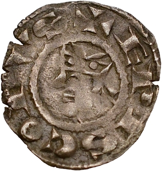 Languedoc, Viviers (évêché de), denier anonyme, c.1200-1250