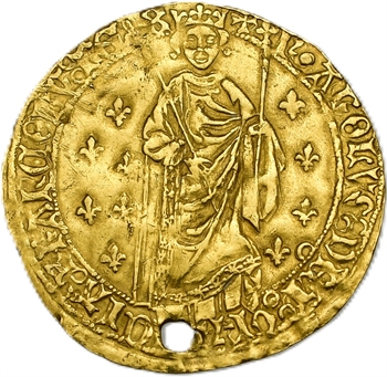 Charles VII, royal d’or 1re émission, La Rochelle
