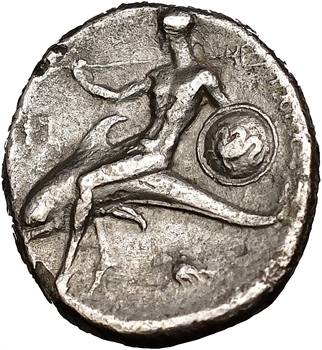 Calabre, didrachme, Tarente, c.330 av. J.-C.