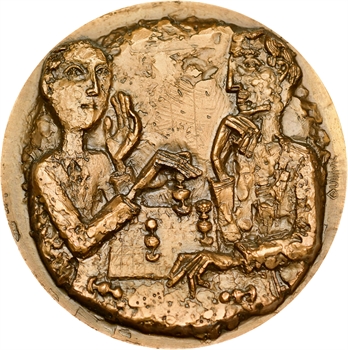 Ve République, les échecs, par René Quivillic, N° 119/250, 1973 Paris