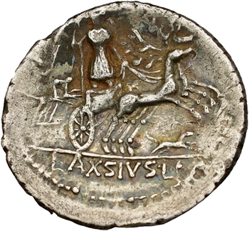 Axia, denier, Rome, 71 av. J.-C.
