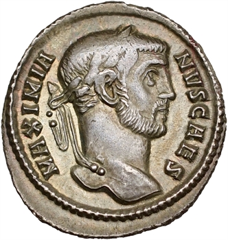 Galère Maximien, argenteus, Rome, 294