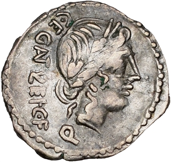 Egnatuleia, quinaire, Rome, 97 av. J.-C.