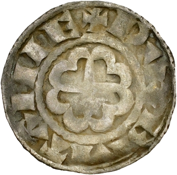 Bretagne (duché de), anonymes sous Constance, Arthur et Guy de Thouars, denier, s.d. Rennes