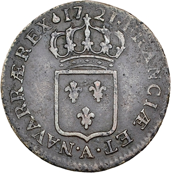 Louis XV, demi-sol au buste enfantin, 1721 Paris