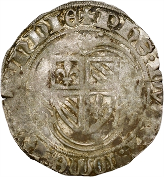 Bourgogne (duché de), Philippe le Bon, blanc a l&rsquo;écu,1423,  Auxonne