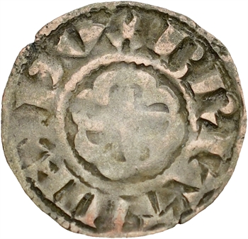 Bretagne (duché de), anonymes sous Constance, Arthur et Guy de Thouars, denier, s.d. Rennes