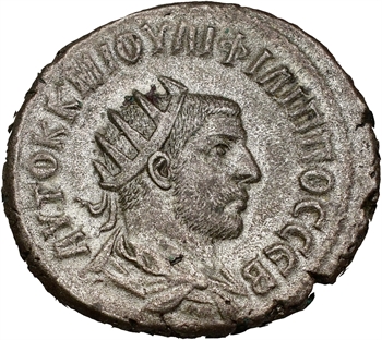 Syrie, Philippe II, tétradrachme, Antioche, 244