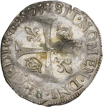 Charles IX, douzain aux 2 C 1er type, 1573 Troyes