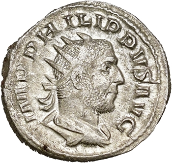 Philippe Ier l&rsquo;Arabe, antoninien, Rome, 248