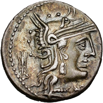 Opimia, denier, Rome, 131 av. J.-C.