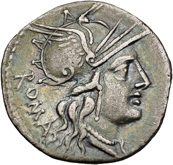 Tullia, denier, Rome, 120 av. J.-C.