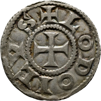 Angoulême (comté d’), denier immobilisé au nom de Louis IV, s.d. (fin du Xe s. – début du XIe s.)