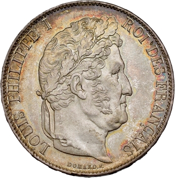 Louis-Philippe Ier, 5 francs IIIe type Domard, 1847 Paris