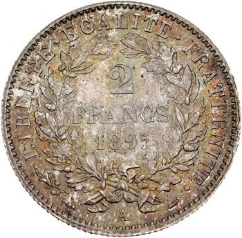 IIIe République, 2 francs Cérès, 1895 Paris