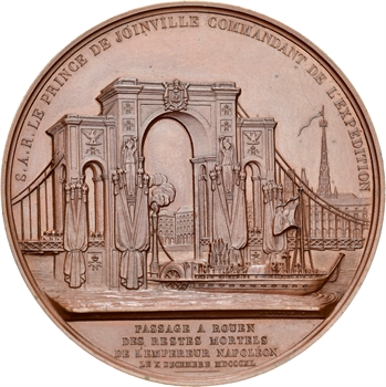 Louis-Philippe Ier, le Retour des cendres, passage à Rouen, par Depaulis, 1840 Paris