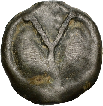 Gaule celtique, région parisienne, potin dit « à l’Y » c. 50-40 av. J.-C.