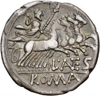 Antestia, denier, Rome, 136 av. J.-C.