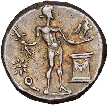 Cornelia, denier, Apollonia en Sicile, 49 av. J.-C.
